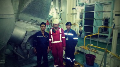 Bảo dưỡng định kỳ tua bin tăng áp khí xả MET53MA tàu MARITIME LONGEVITY